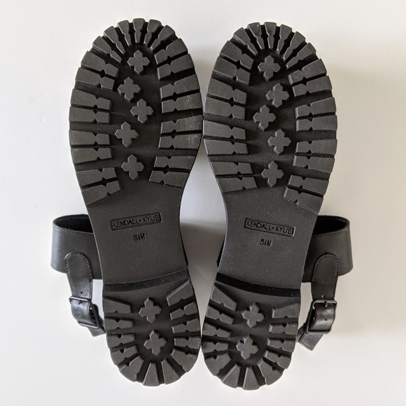 KENDALL + KYLIE Cady Checker Platform Lug Sole Sandals 8.5 - New in Box! - Picture 10 of 10